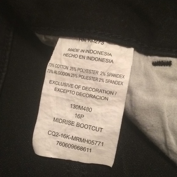 Boot cut denim. - Picture 3 of 4